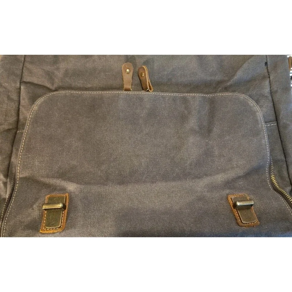 Canvas Shoulder Crossbody Bag Satchel 15.6